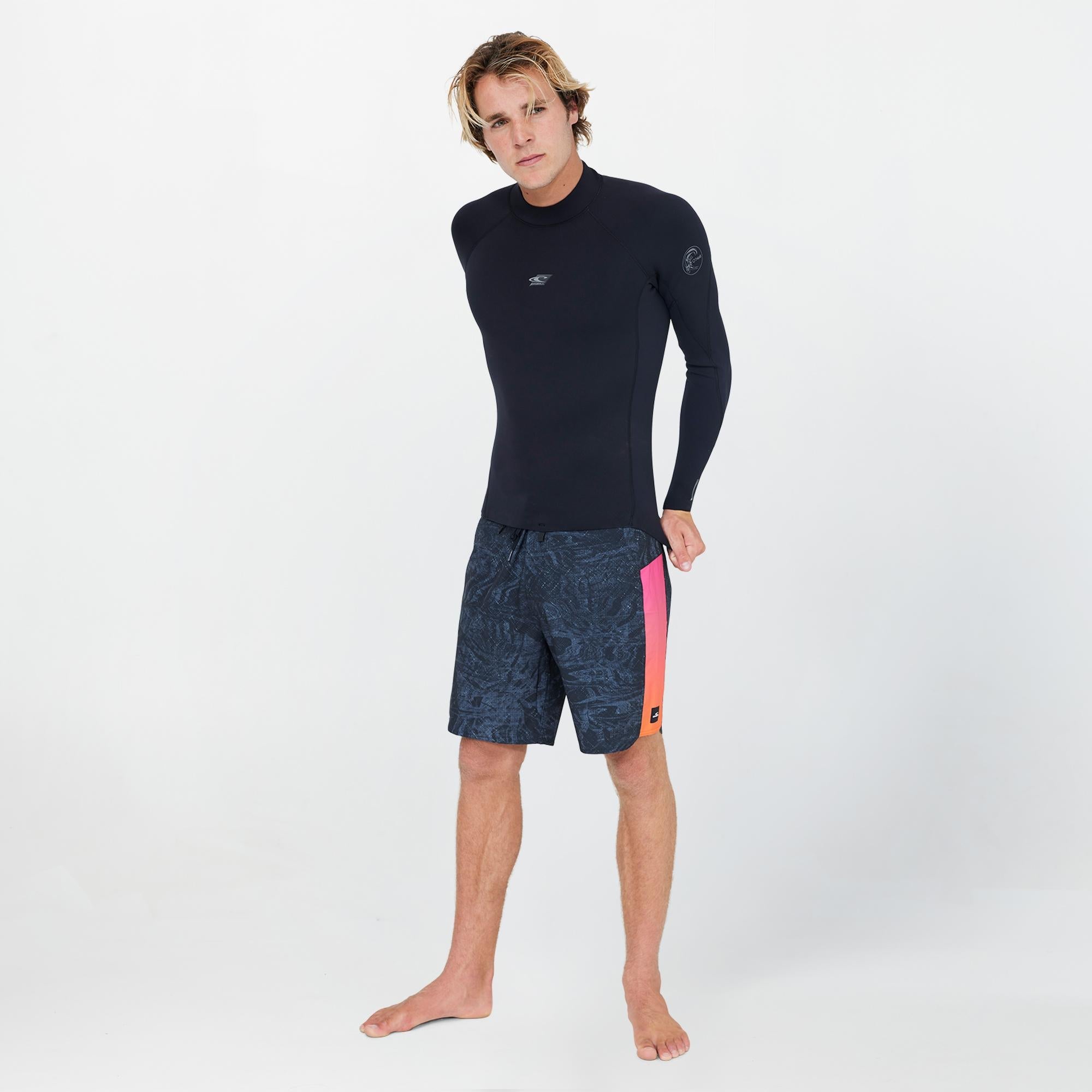 Men's Defender 2mm Long Sleeve GBS Wetsuit Jacket - Black