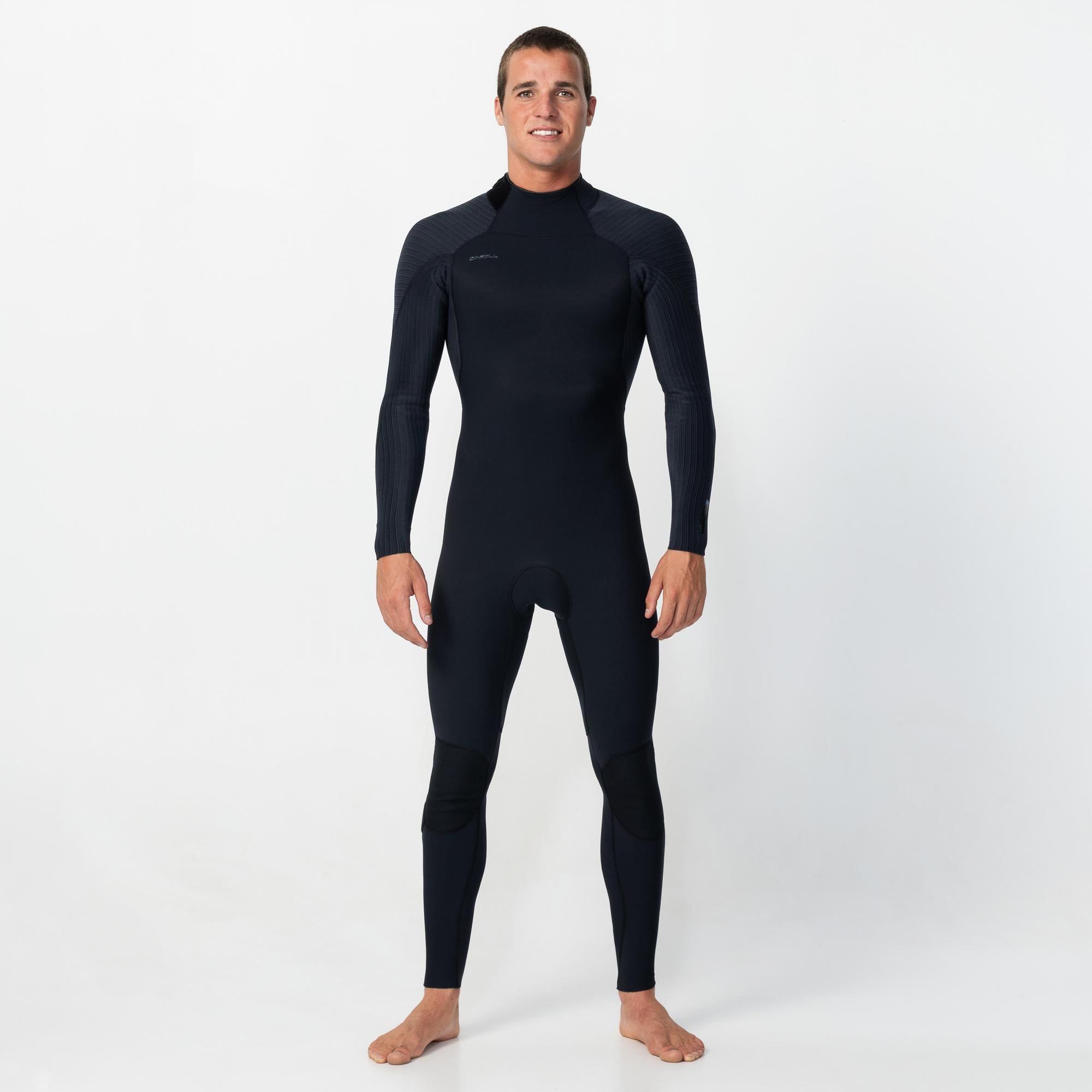 HyperFreak 3/2+ Steamer Back Zip Wetsuit - Black