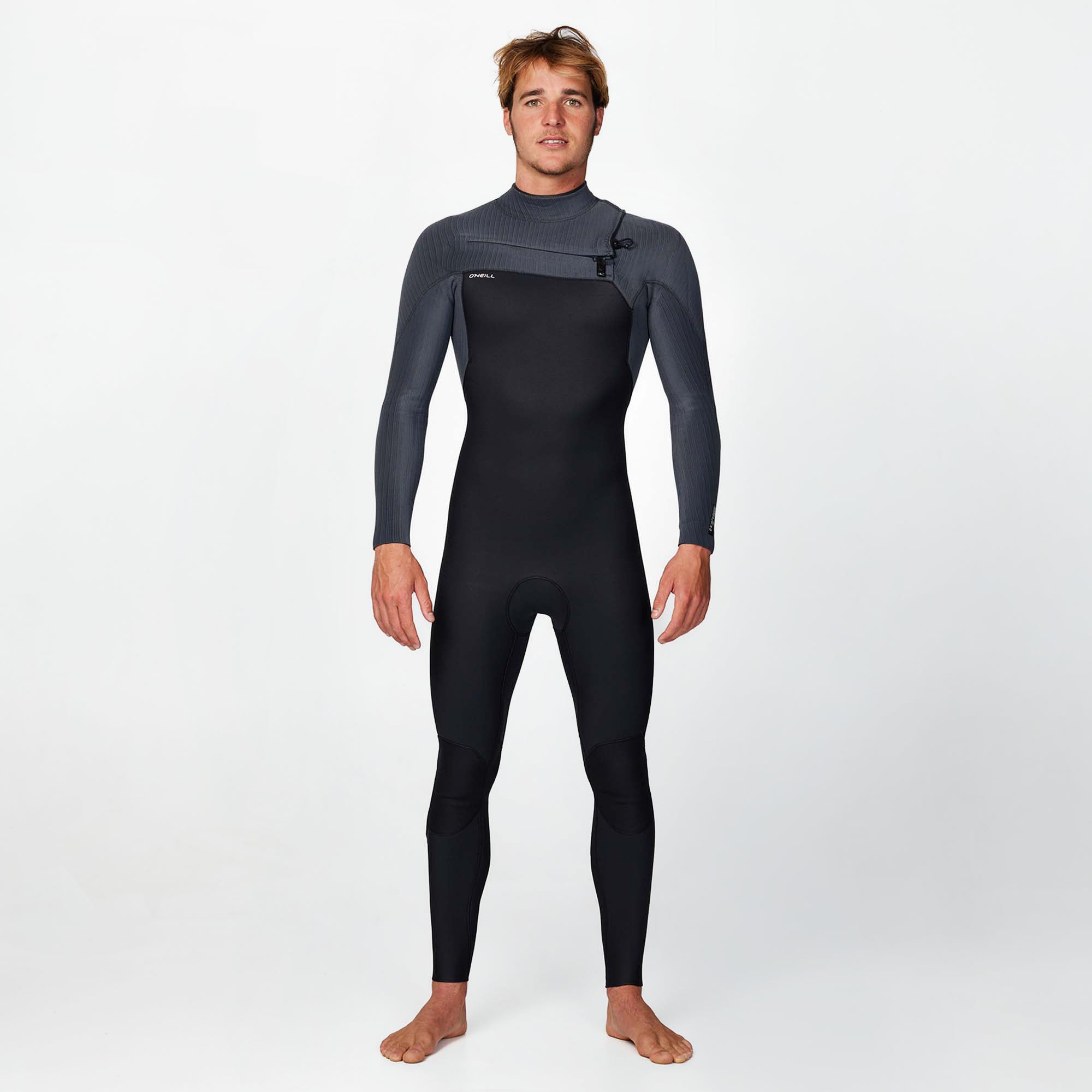 HyperFreak 4/3+ Steamer Chest Zip Wetsuit - Graphite