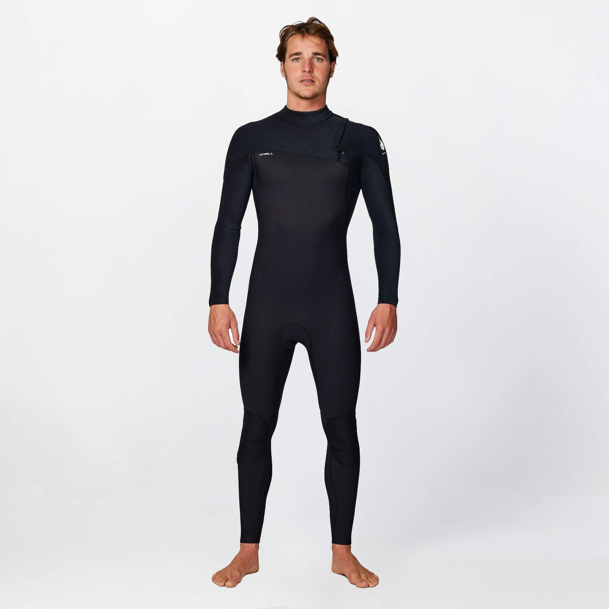 HyperFire 3/2mm Steamer Zipperless Wetsuit - Black