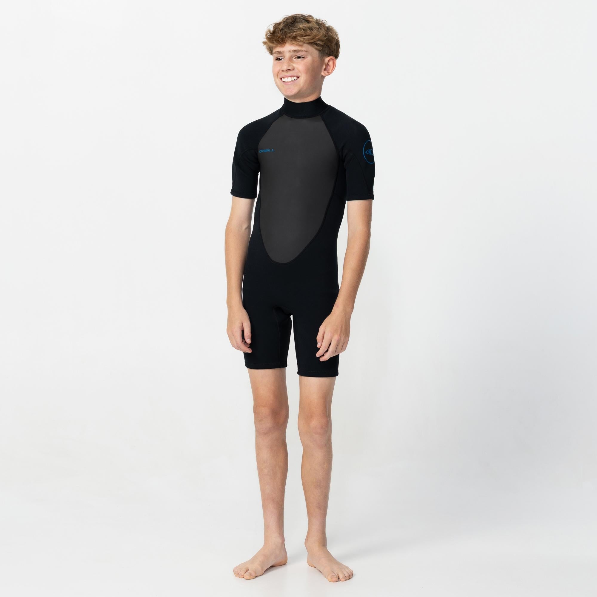 Kid's Reactor Short Sleeve Spring Suit 2mm Wetsuit - Black