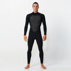 Men's Defender 4/3mm Steamer Back Zip - Black