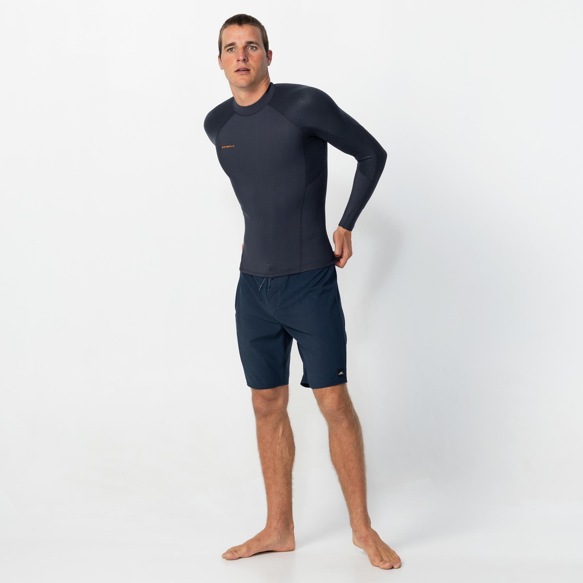 Men's HyperFreak 2mm Long Sleeve GBS Wetsuit Jacket - Gunmetal