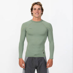 Men's HyperFreak Skins Long Sleeve Rash Vest - Sage