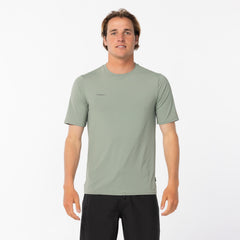 Men's Clean & Mean Long Sleeve Rash Vest Tee - Seagrass