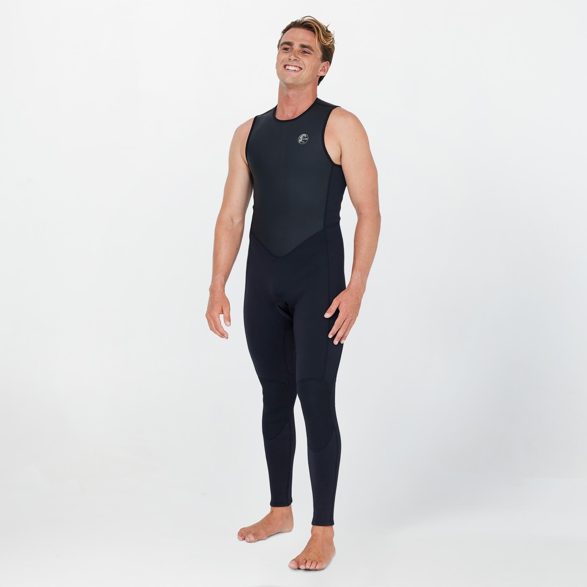 O'Riginals 2mm Long John Spring Suit Back Zip - Black