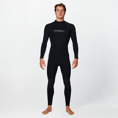 Men's Reactor GBS 3/2mm Steamer Back Zip - Black