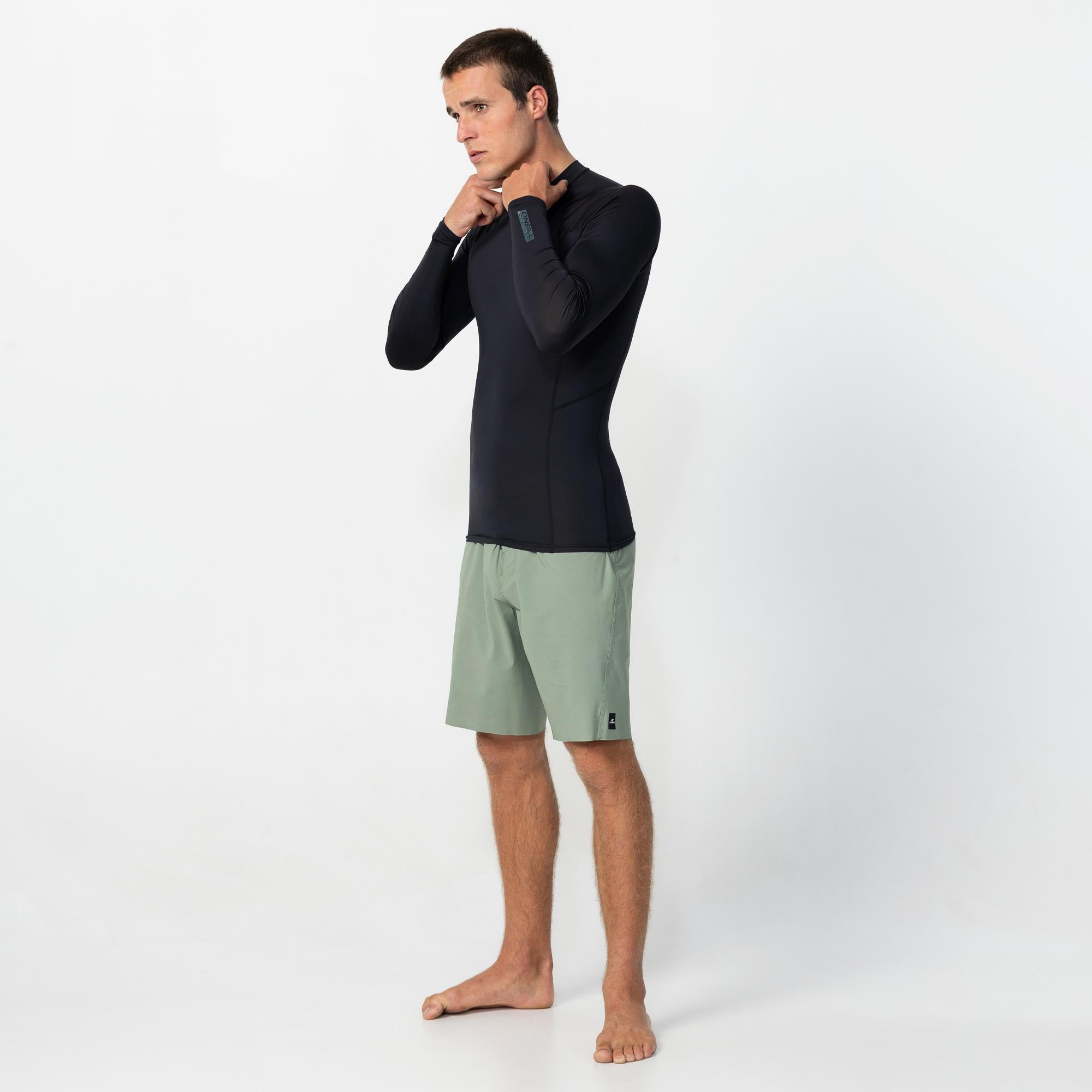 Reactor UV Long Sleeve Rash Vest - Black