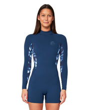 Women's Bahia 2mm Long Arm Long Spring Suit - Bali Blue