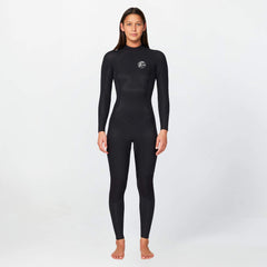 Women's Bahia 4/3mm Steamer Back Zip - Black