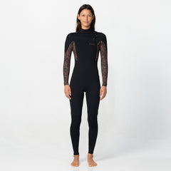 Women's Bahia 4/3mm Steamer Chest Zip - Terra Weave