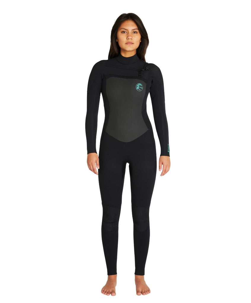 Buy Womens Focus 4/3mm Steamer Chest Zip Sealed Wetsuit 