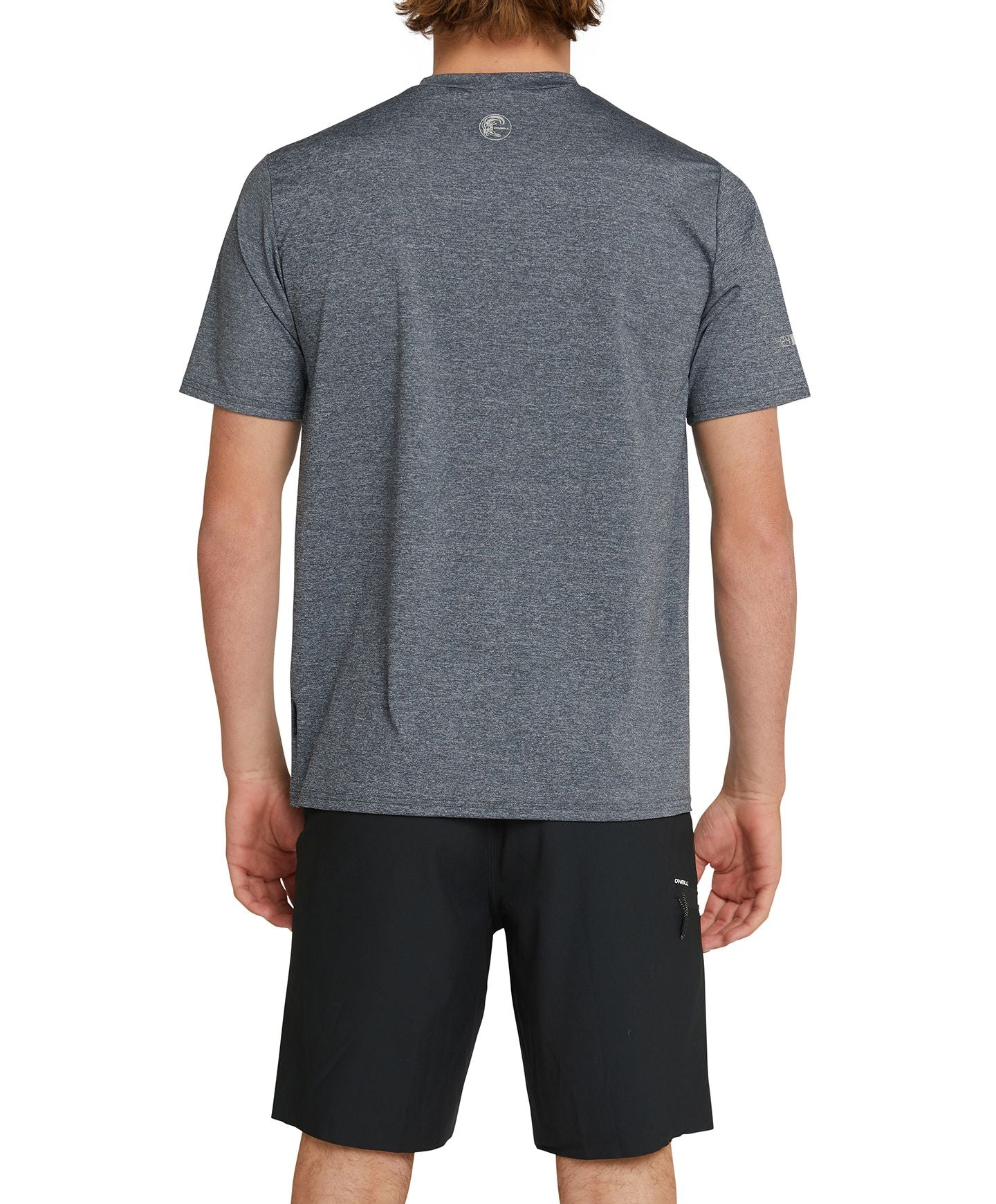 24-7 Hybrid Surf Tee Short Sleeve Rashie - Charcoal