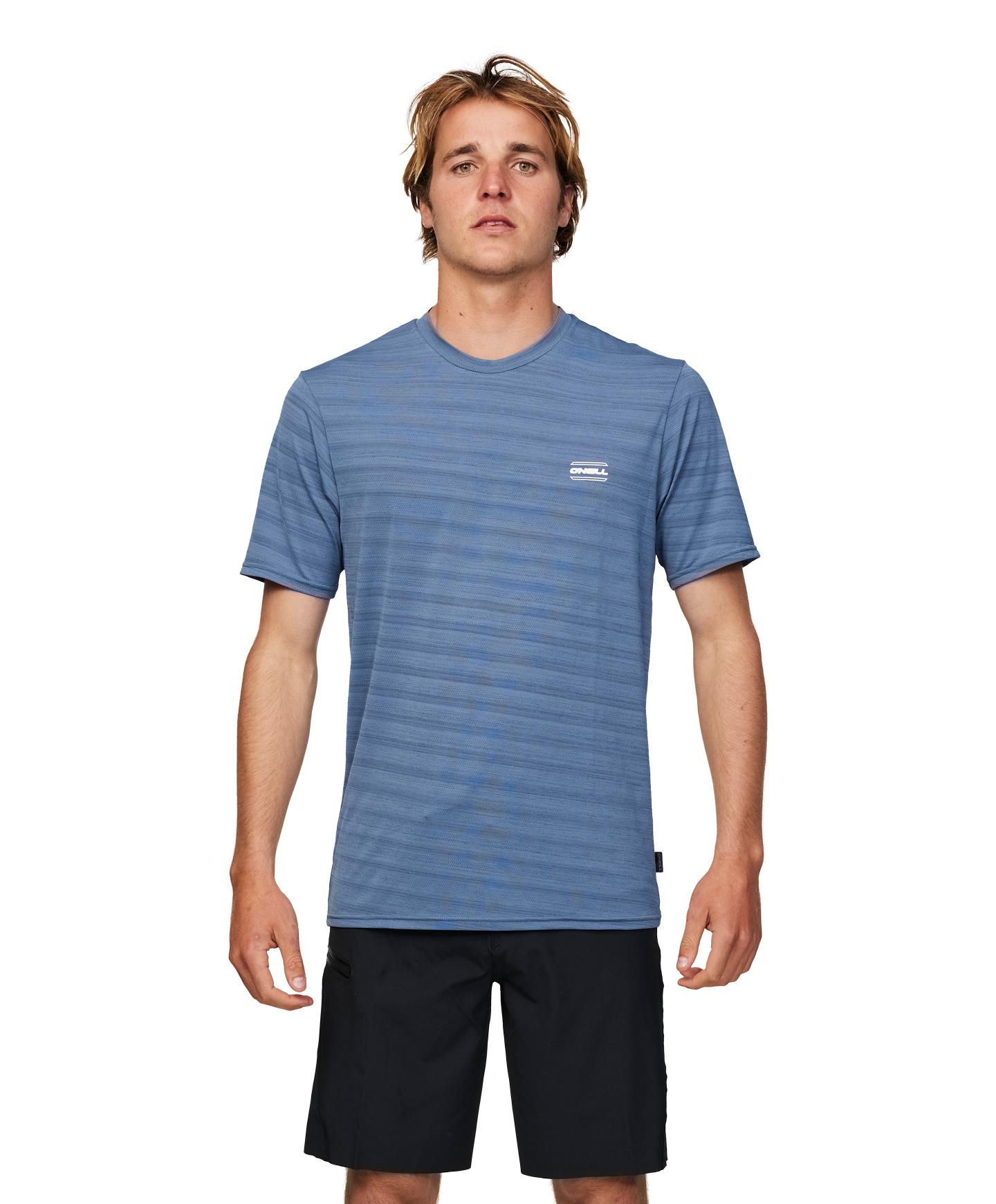 24/7 Tech Surf Tee SS Rashie - Copen Blue