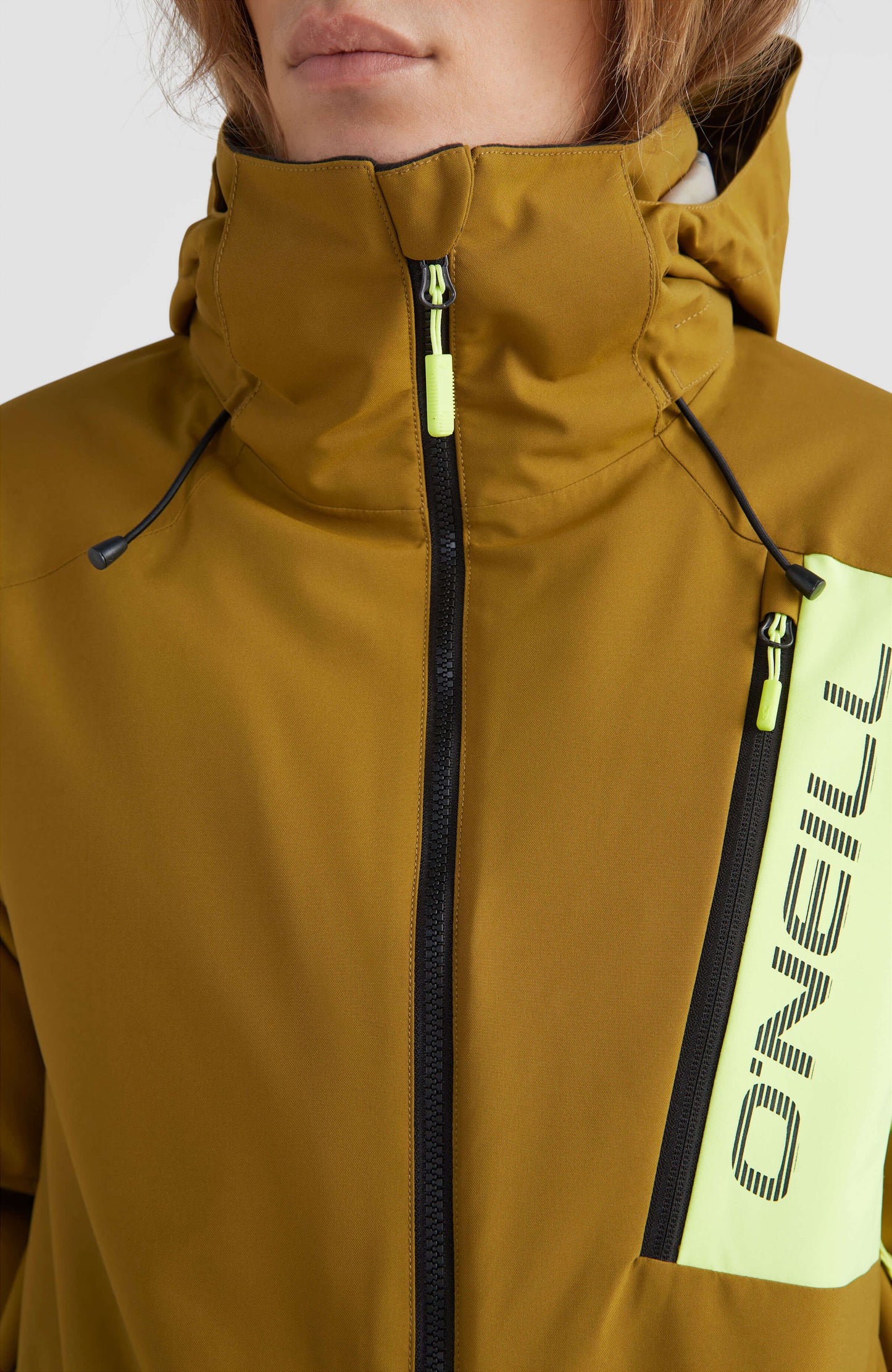 Men's Jigsaw Snow Jacket - Plantation Colour Block