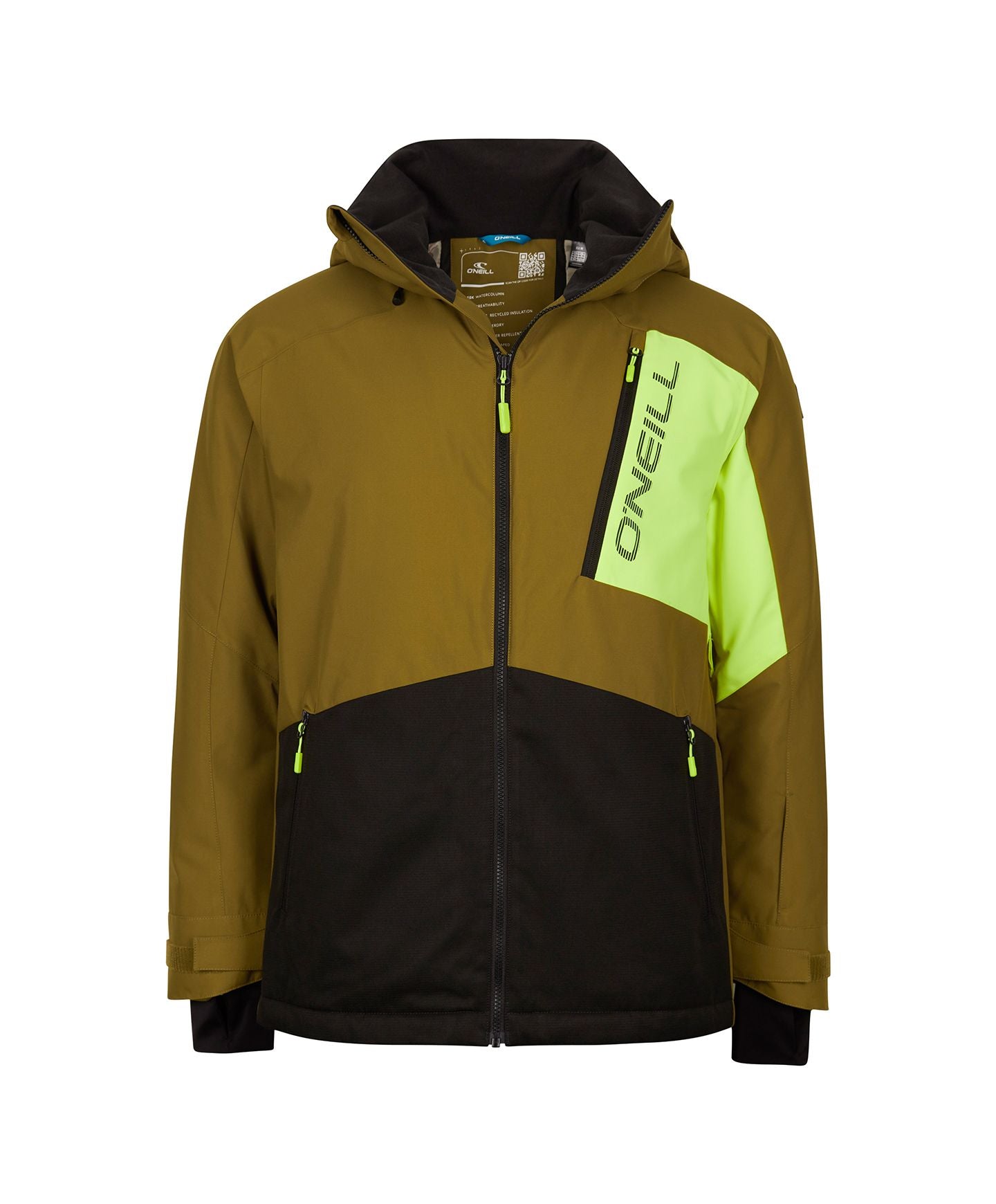 Men's Jigsaw Snow Jacket - Plantation Colour Block