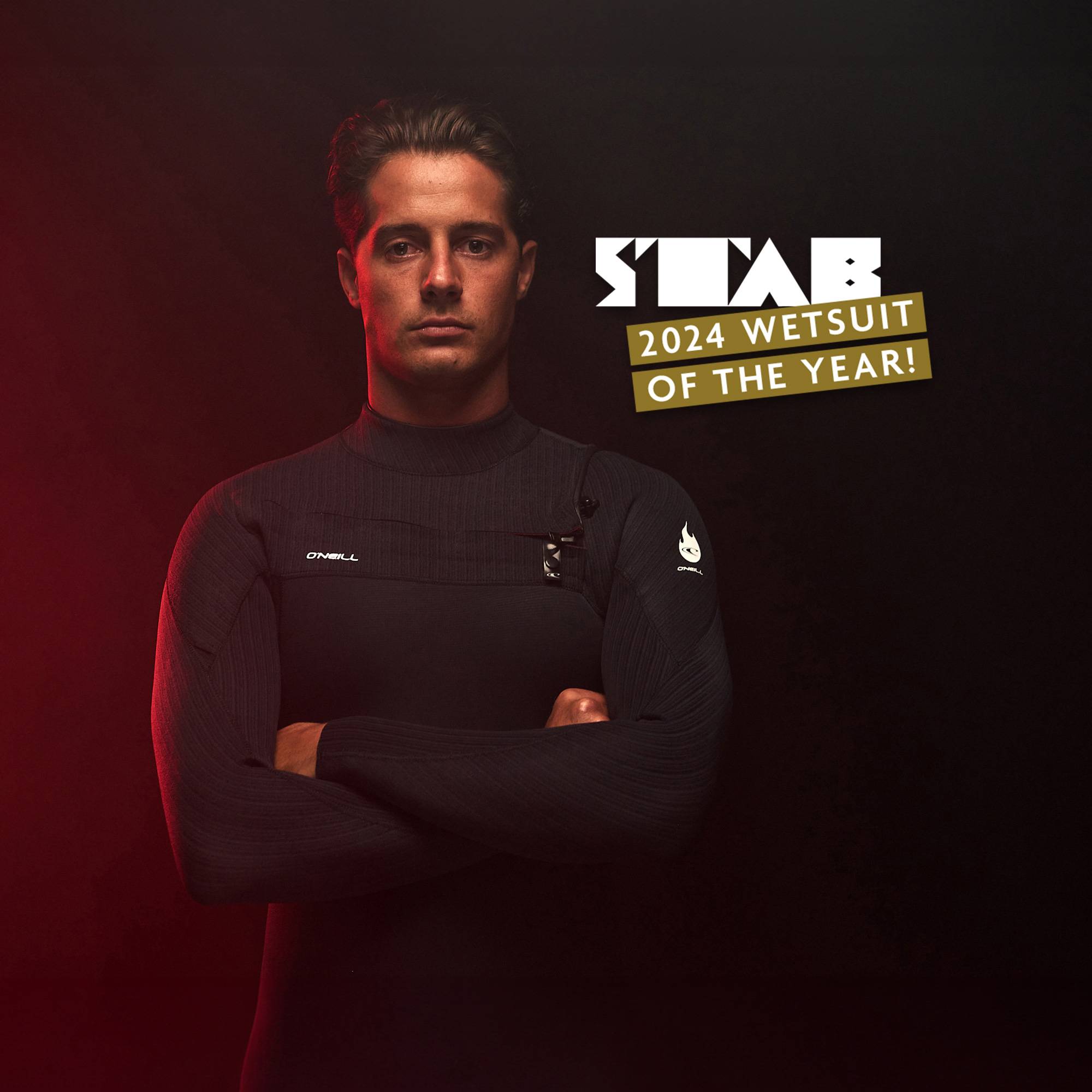 Boy's HyperFire 3/2mm Steamer Chest Zip Wetsuit - Gunmetal