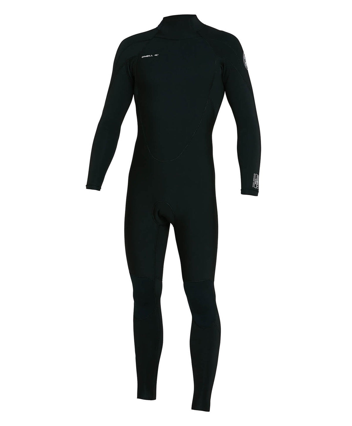 Defender 3/2mm Steamer Back Zip Wetsuit - Black