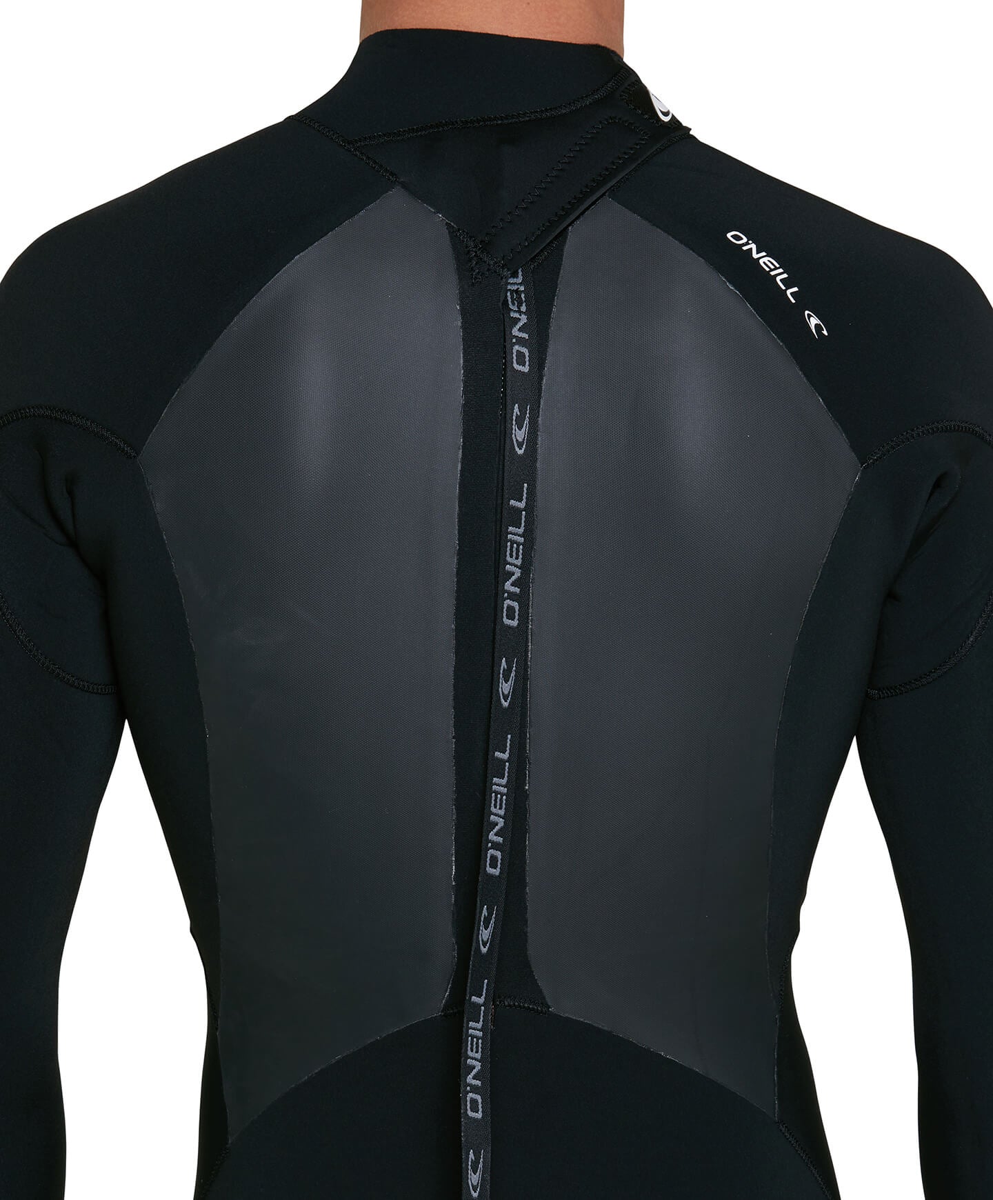 Defender 3/2mm Steamer Back Zip Wetsuit - Black