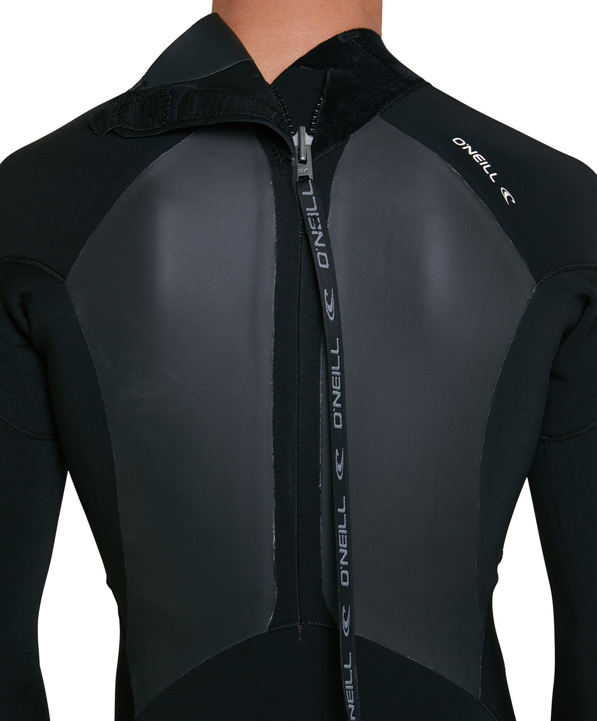 Defender 3/2mm Steamer Back Zip Wetsuit - Black