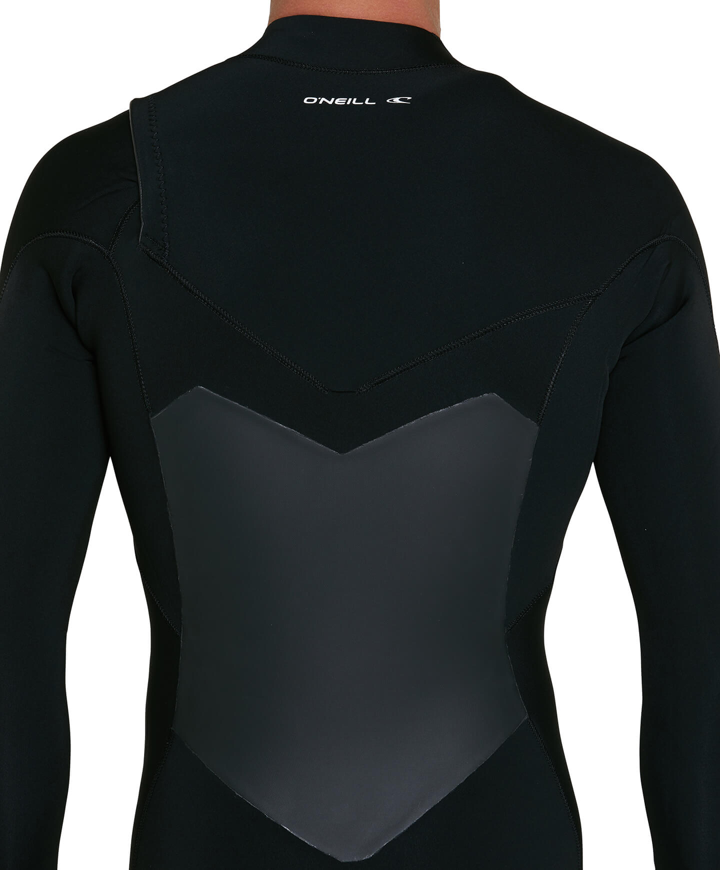 Defender 3/2mm Steamer Chest Zip Wetsuit - Black