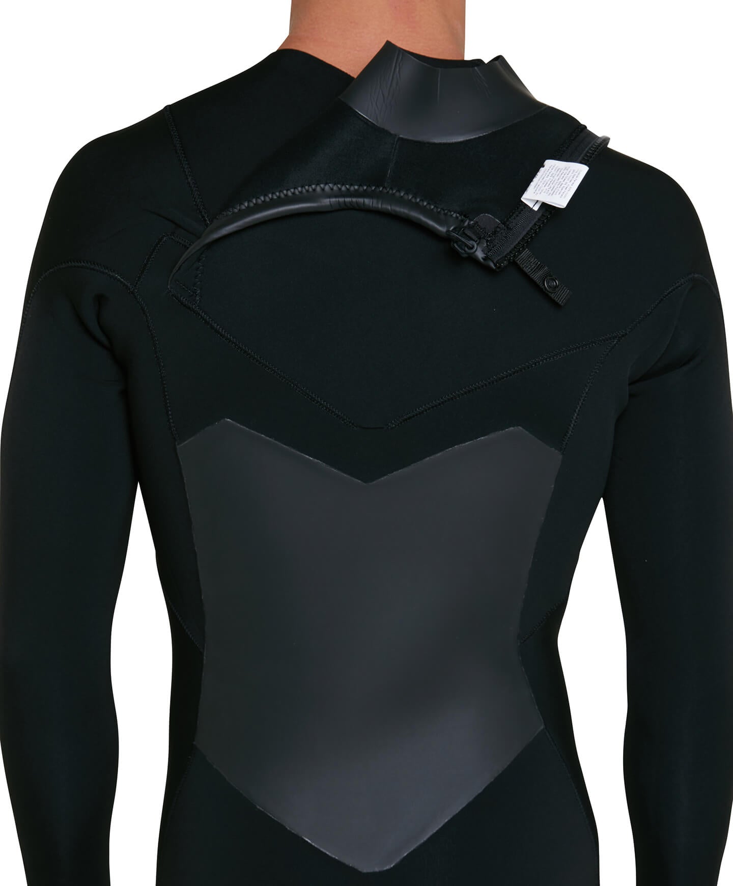 Defender 3/2mm Steamer Chest Zip Wetsuit - Black