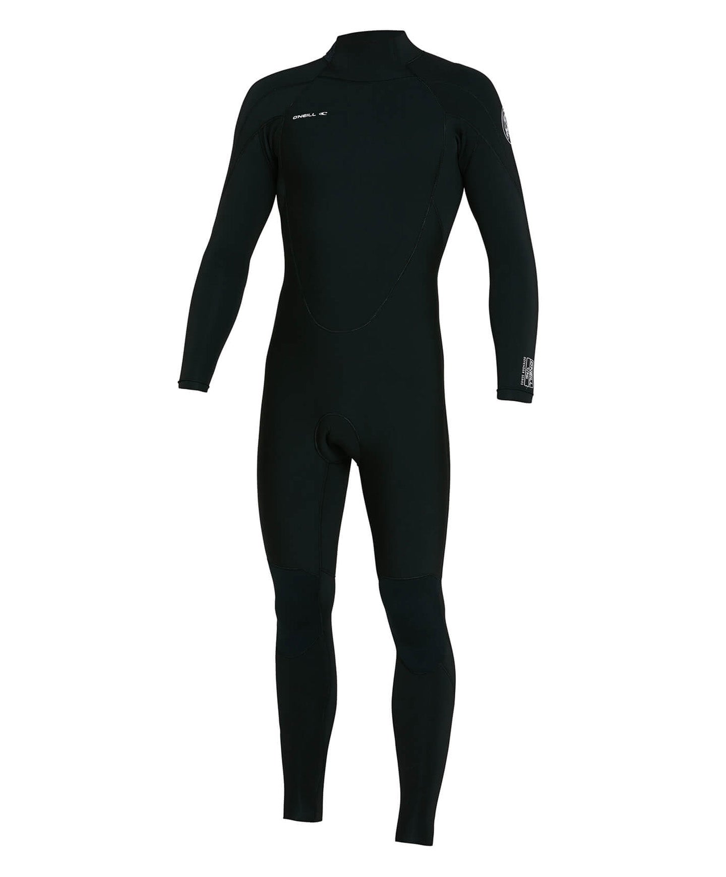 Defender 4/3mm Steamer Back Zip Wetsuit - Black