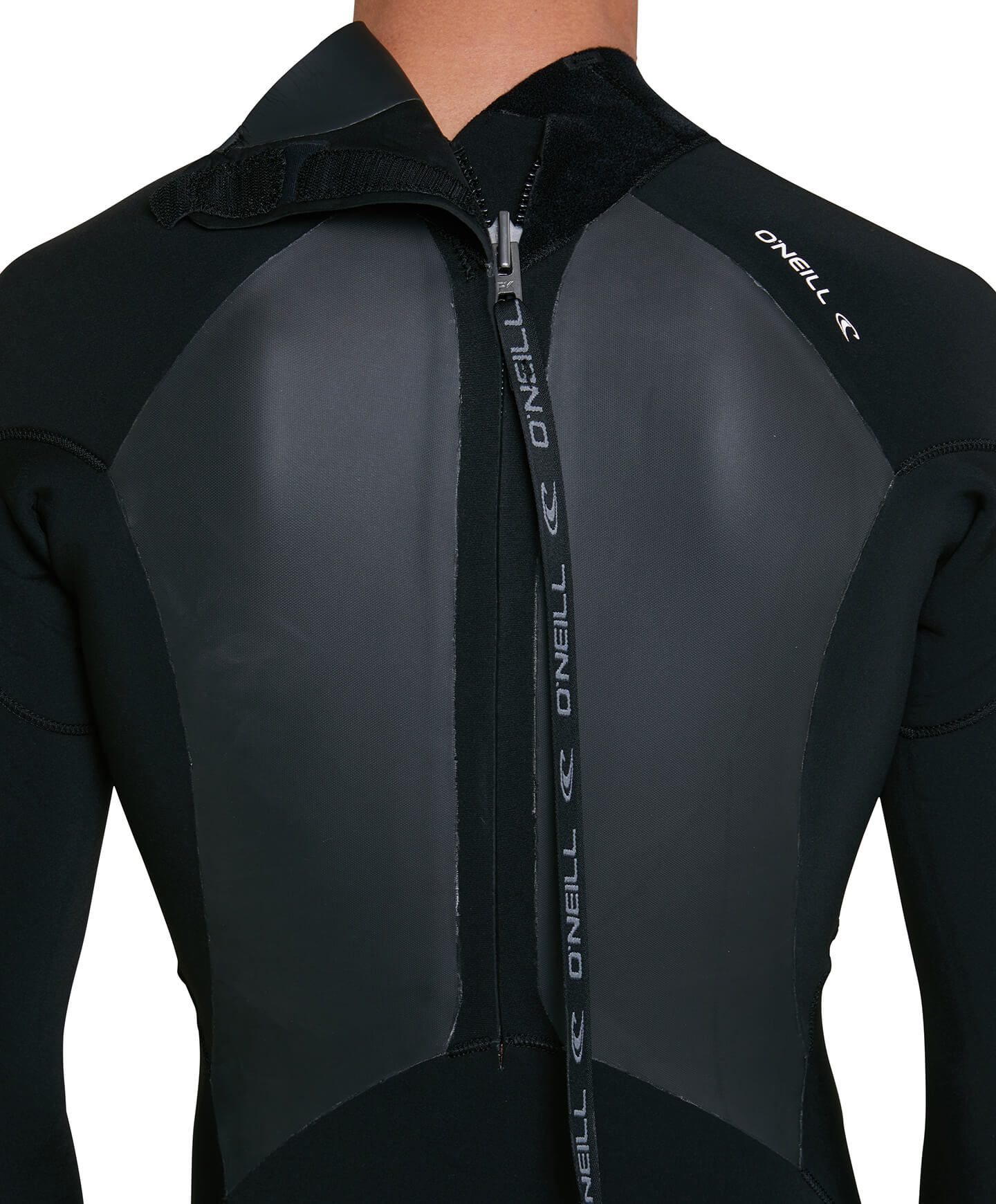 Defender 4/3mm Steamer Back Zip Wetsuit - Black