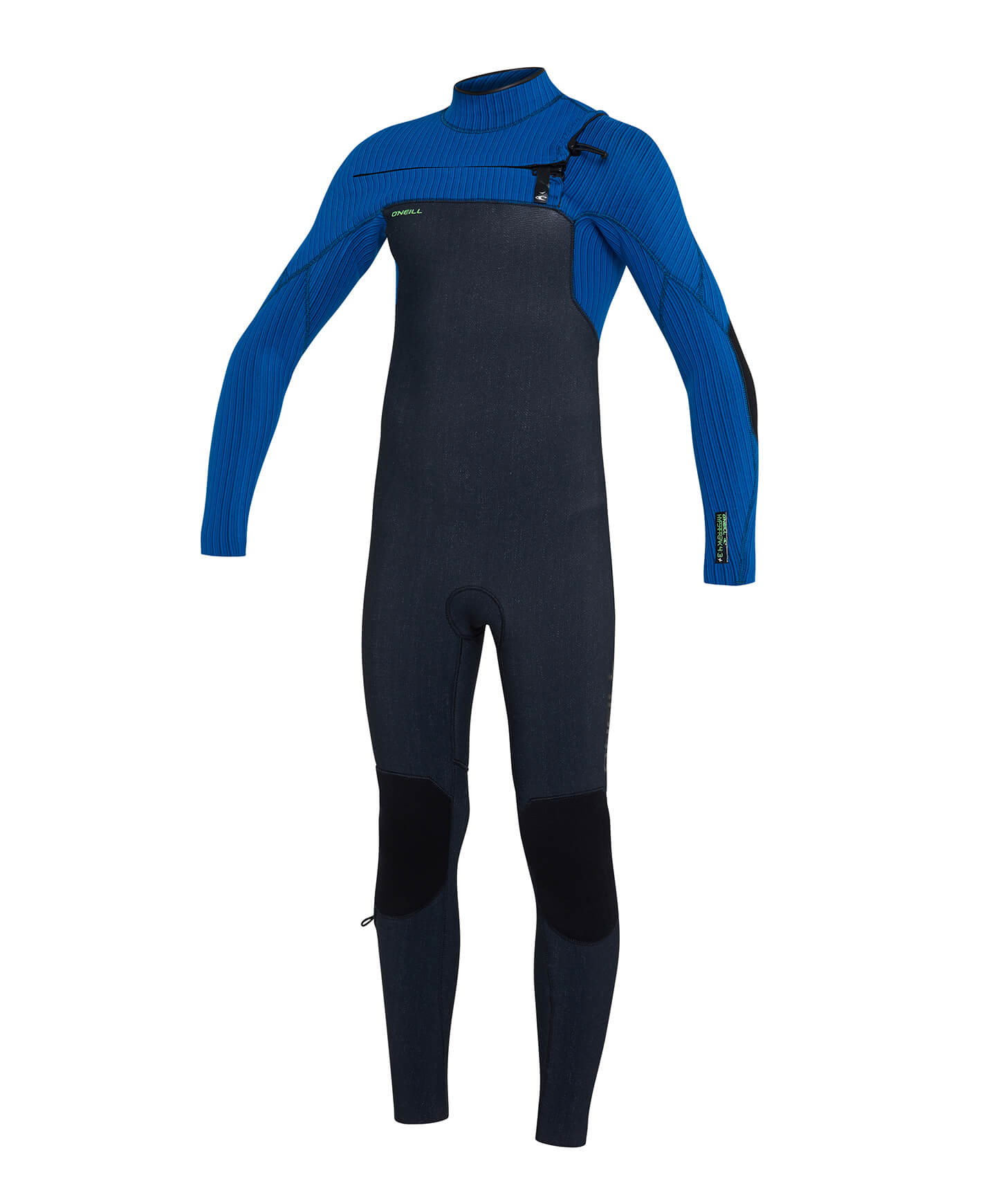 Kids HyperFreak 4/3+ Steamer Chest Zip Wetsuit - Acid/Ultrablue