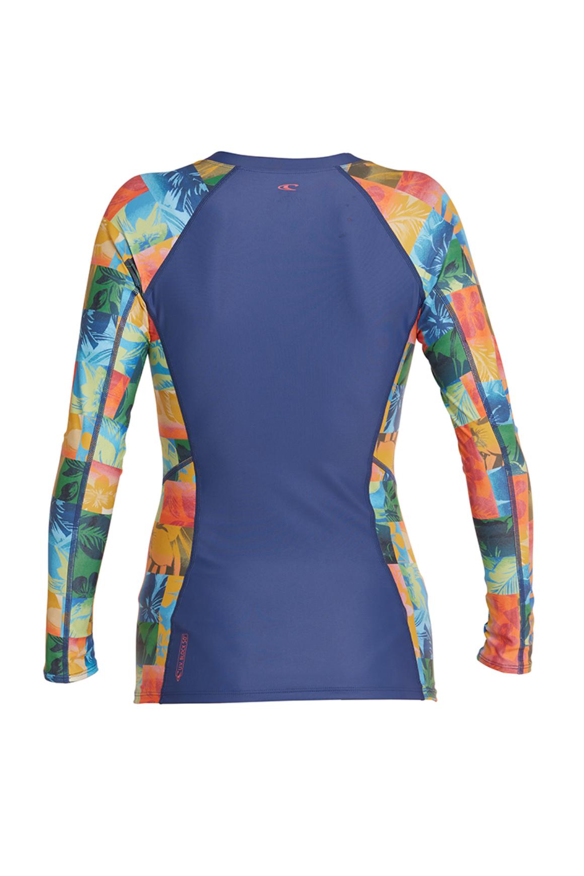 Women's Laney FZ Rash Vest - Multi Colour Block