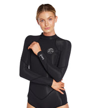 Women's Bahia 2mm Long Arm Mid Spring Suit - Black