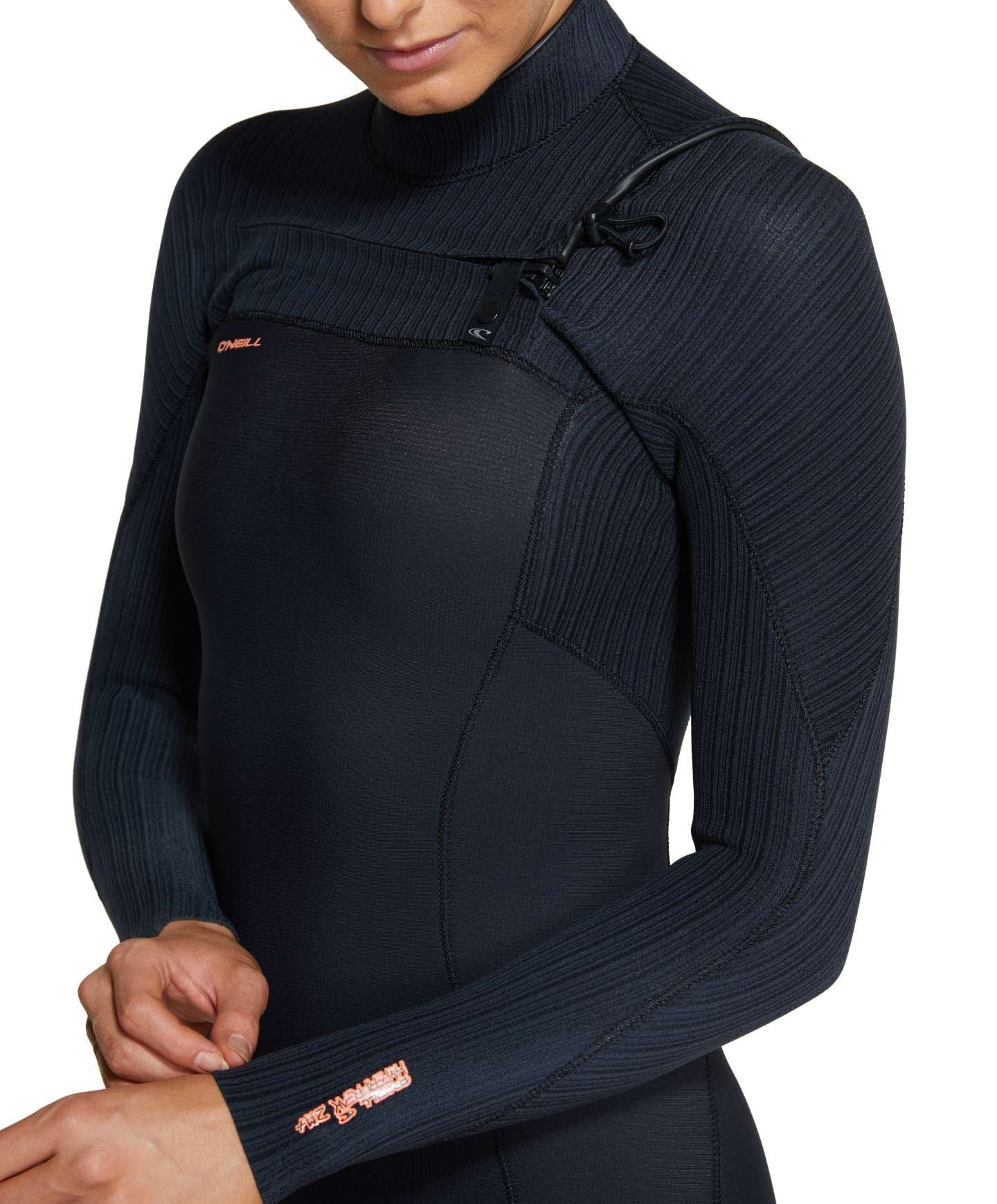 Women's HyperFreak Long Sleeve Spring Suit 2mm Wetsuit - Black