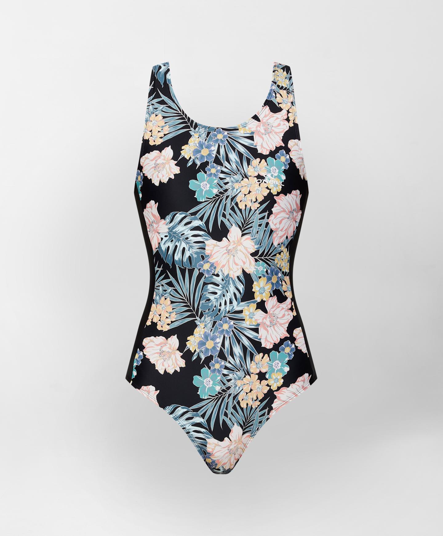 Active One Piece Print Swimsuit - Macaw Floral