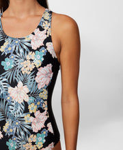 Active One Piece Print Swimsuit - Macaw Floral