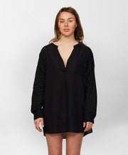 Belizin Coverup Dress - Black