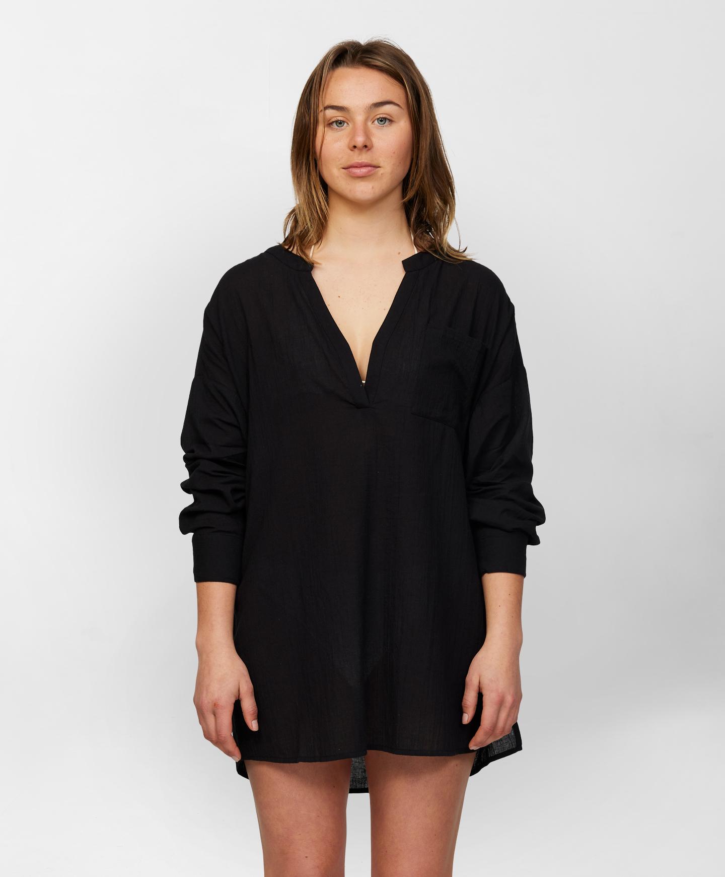 Belizin Coverup Dress - Black