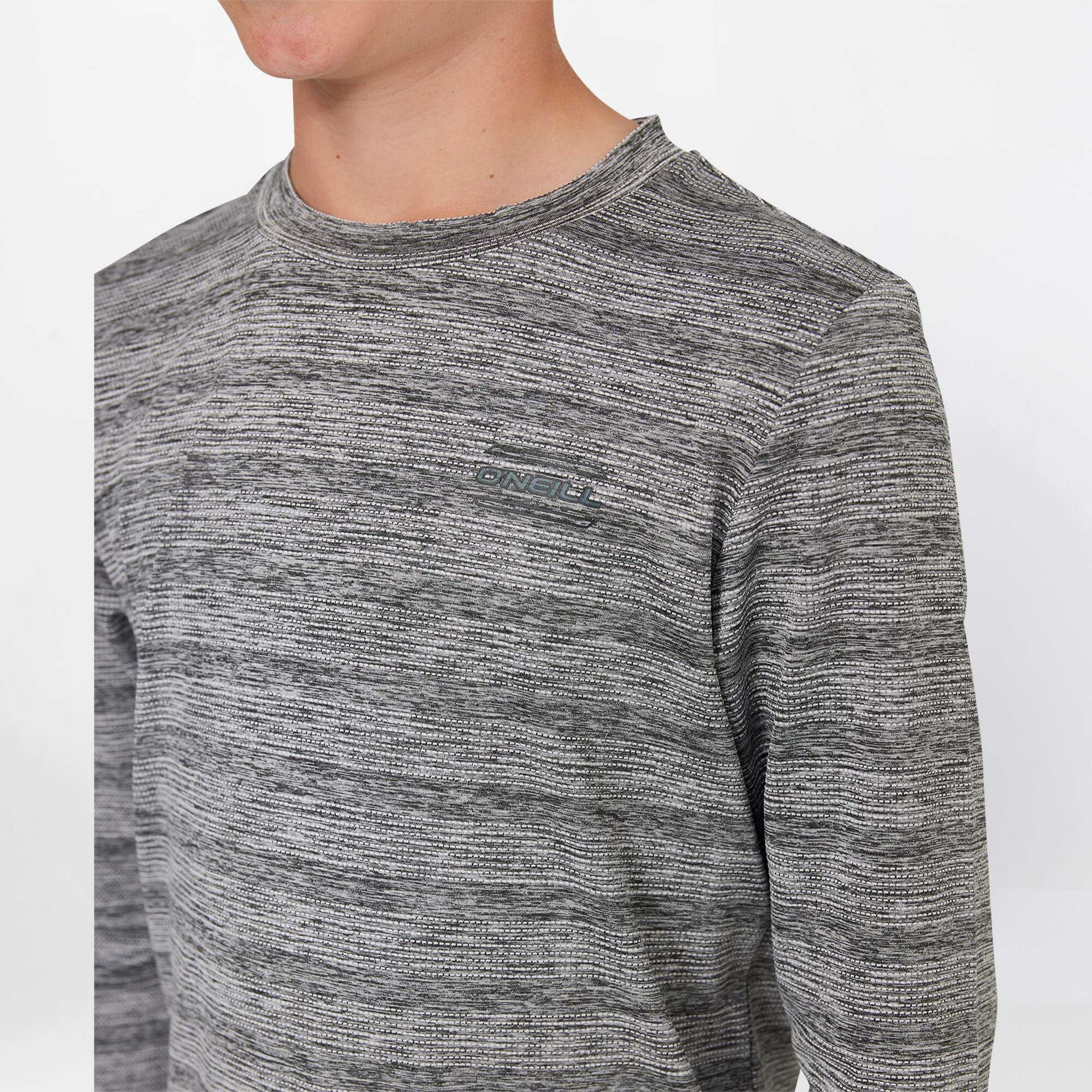 Boy's 24/7 Tech Long Sleeve Rash Vest Tee - Graphite