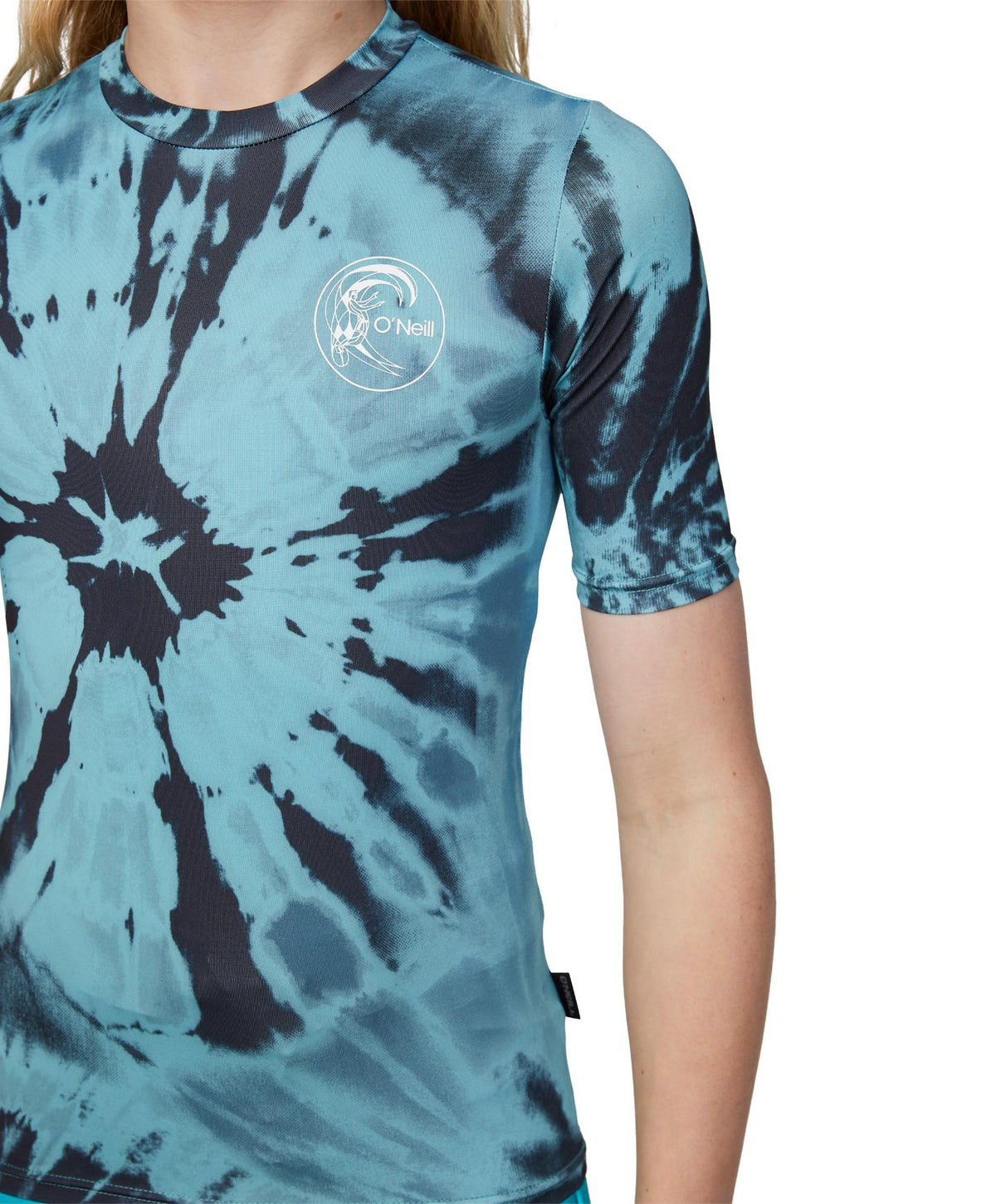 Boy's Dopedye SS UV Surf Tee Rashie - Deep Teal