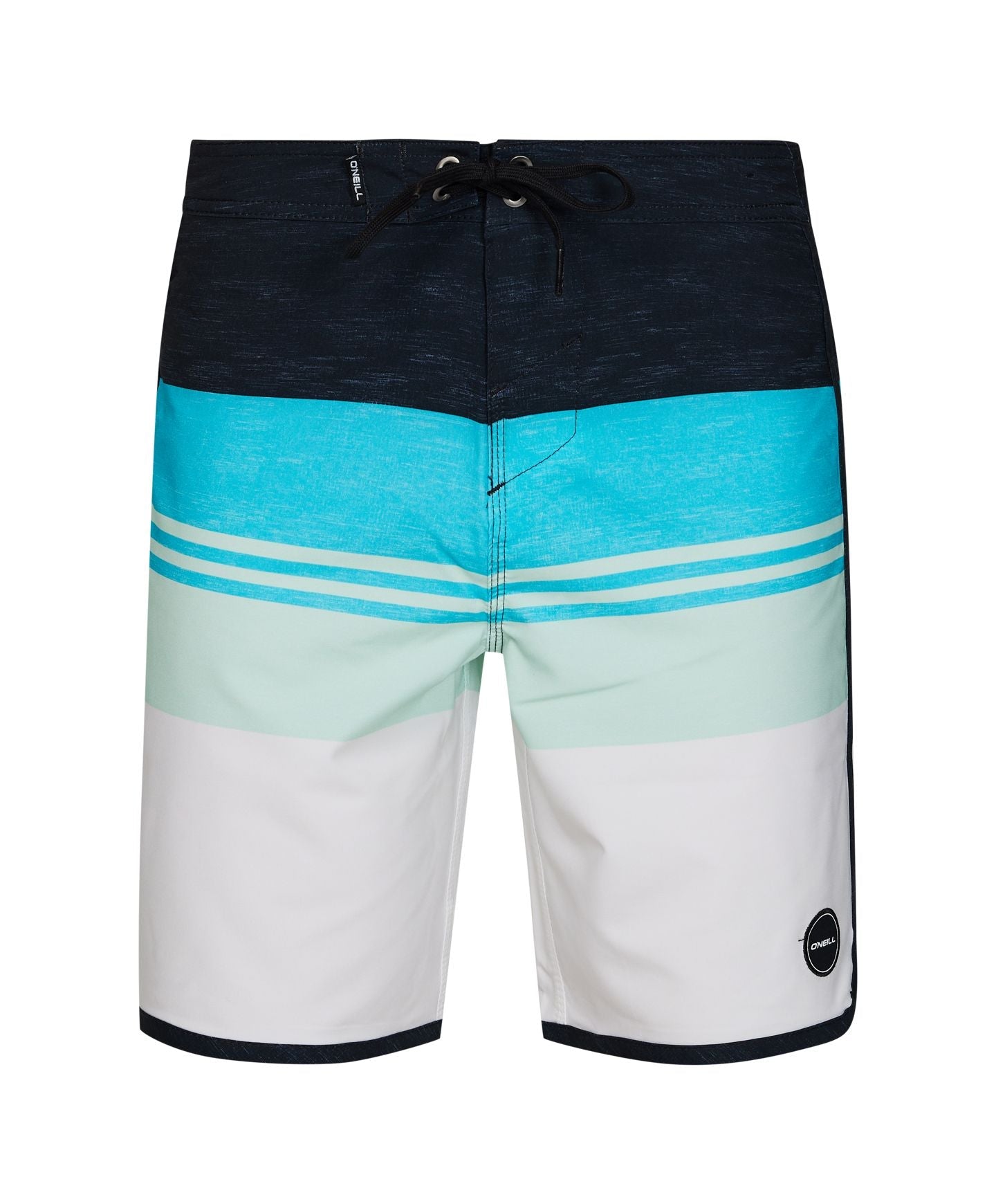 Boy's Four Square Stretch Boardshort - White