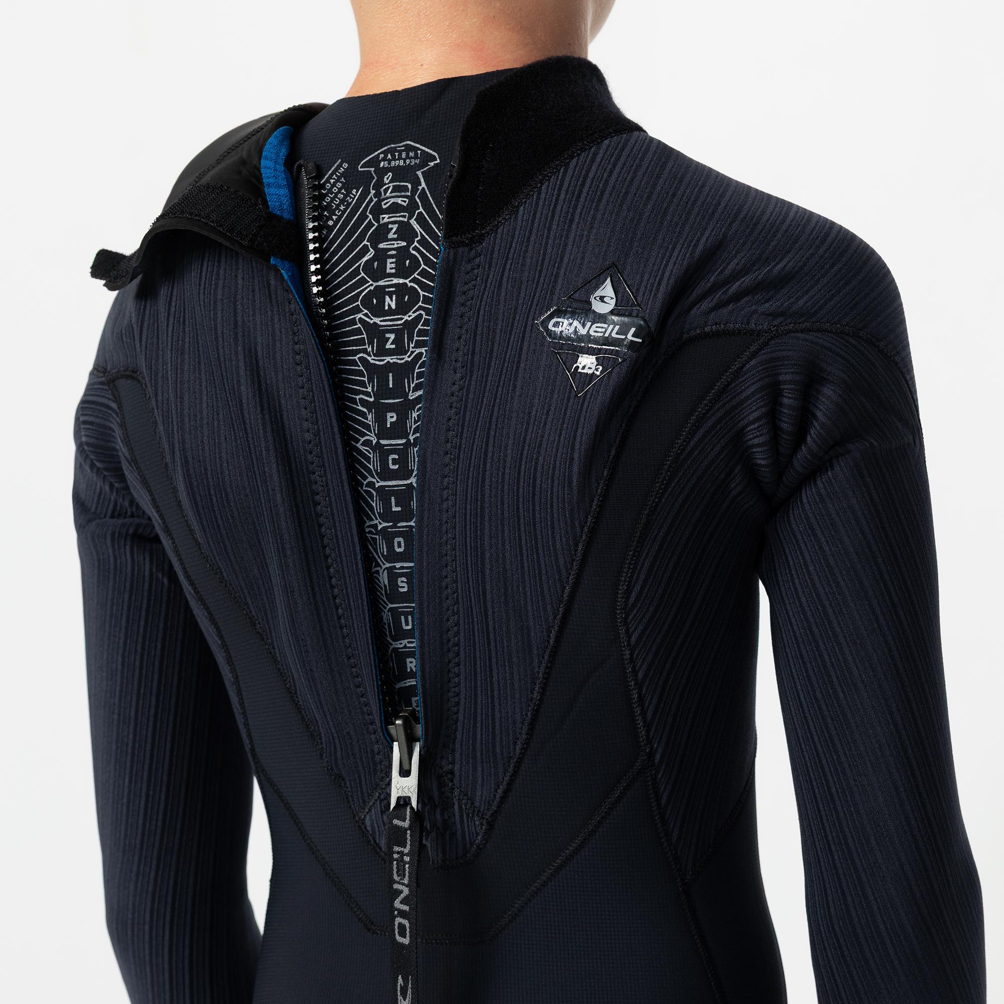 Boy's HyperFreak 3/2+ Steamer Back Zip Wetsuit - Black