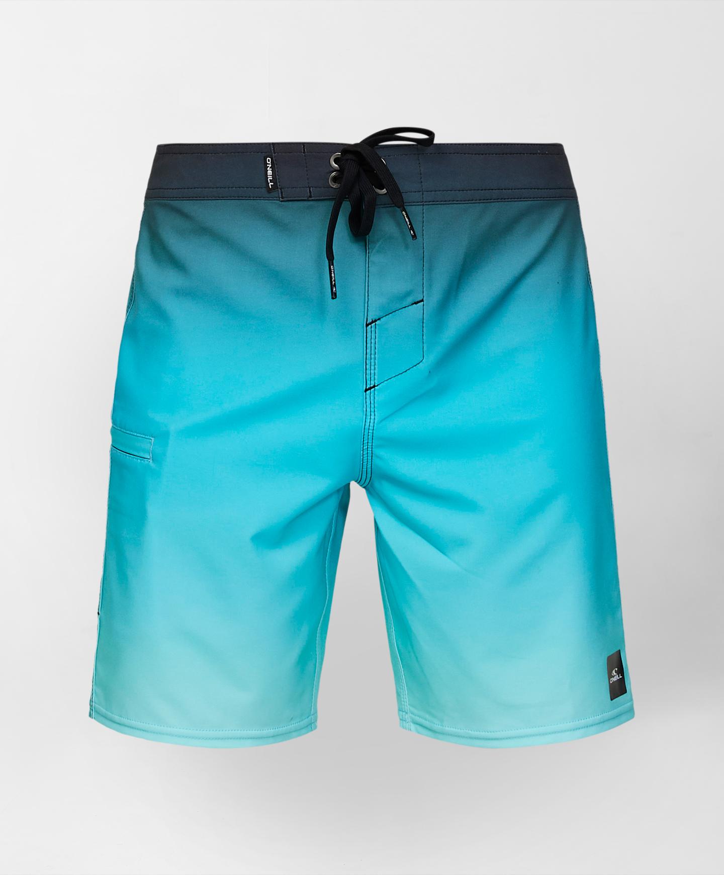 Boy's HyperFreak Heat Fade 16" Boardshorts - Peacock Blue