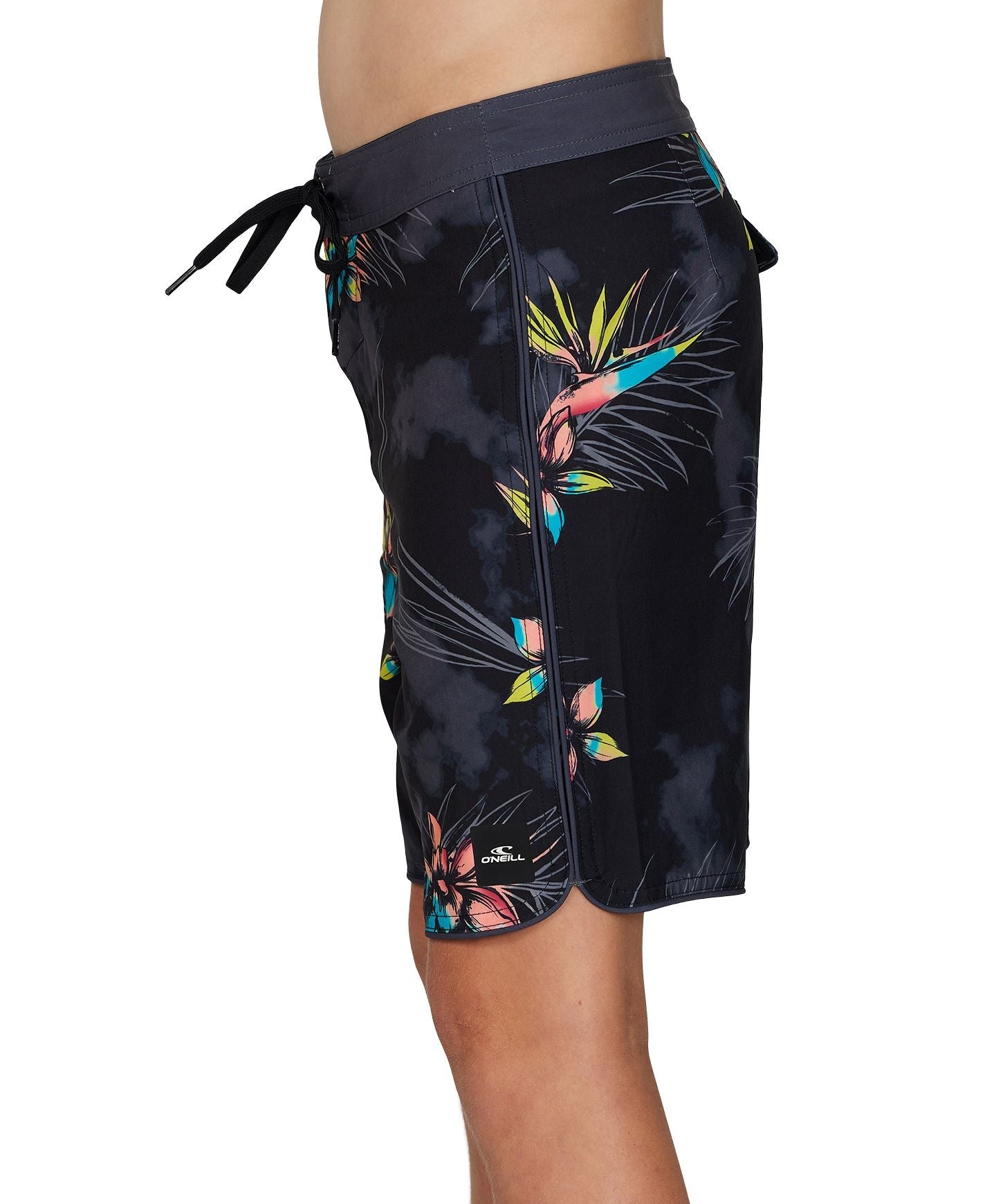 Boy's HyperFreak Mysto Scallop 16" Boardshorts - Black