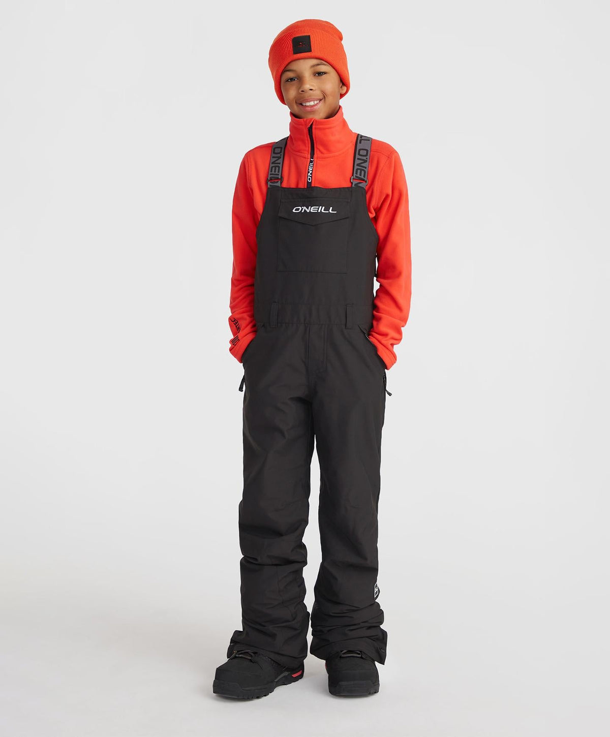 Boy's O'Riginals Bib Snow Pants - Black Out