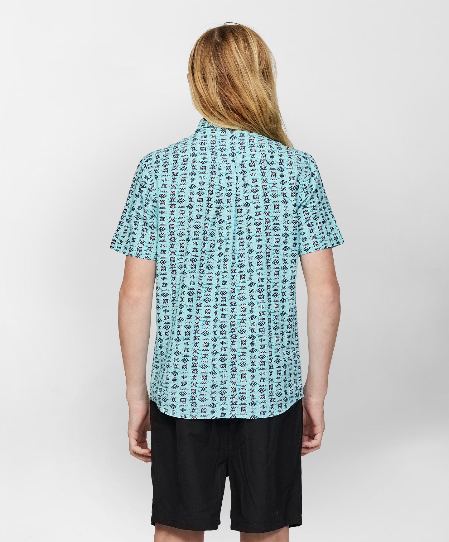 Boys Oasis Eco Shirt - Turquoise