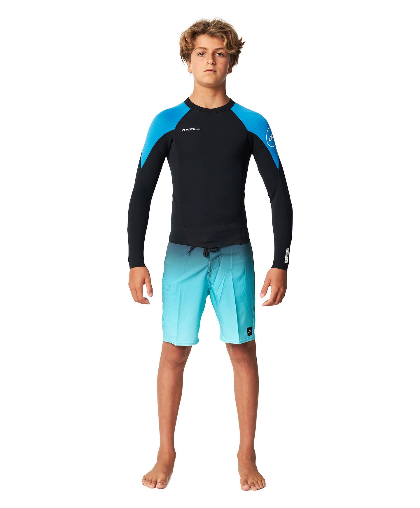 Boy's Reactor 1.5mm LS Wetsuit Jacket - Ocean