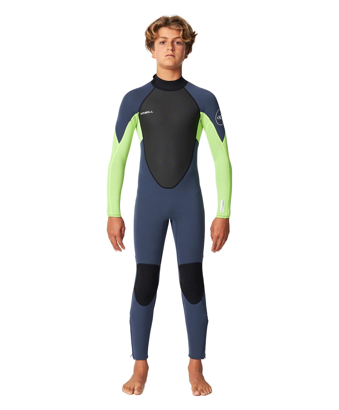 Boy's Reactor 3/2mm Steamer Wetsuit - Lime