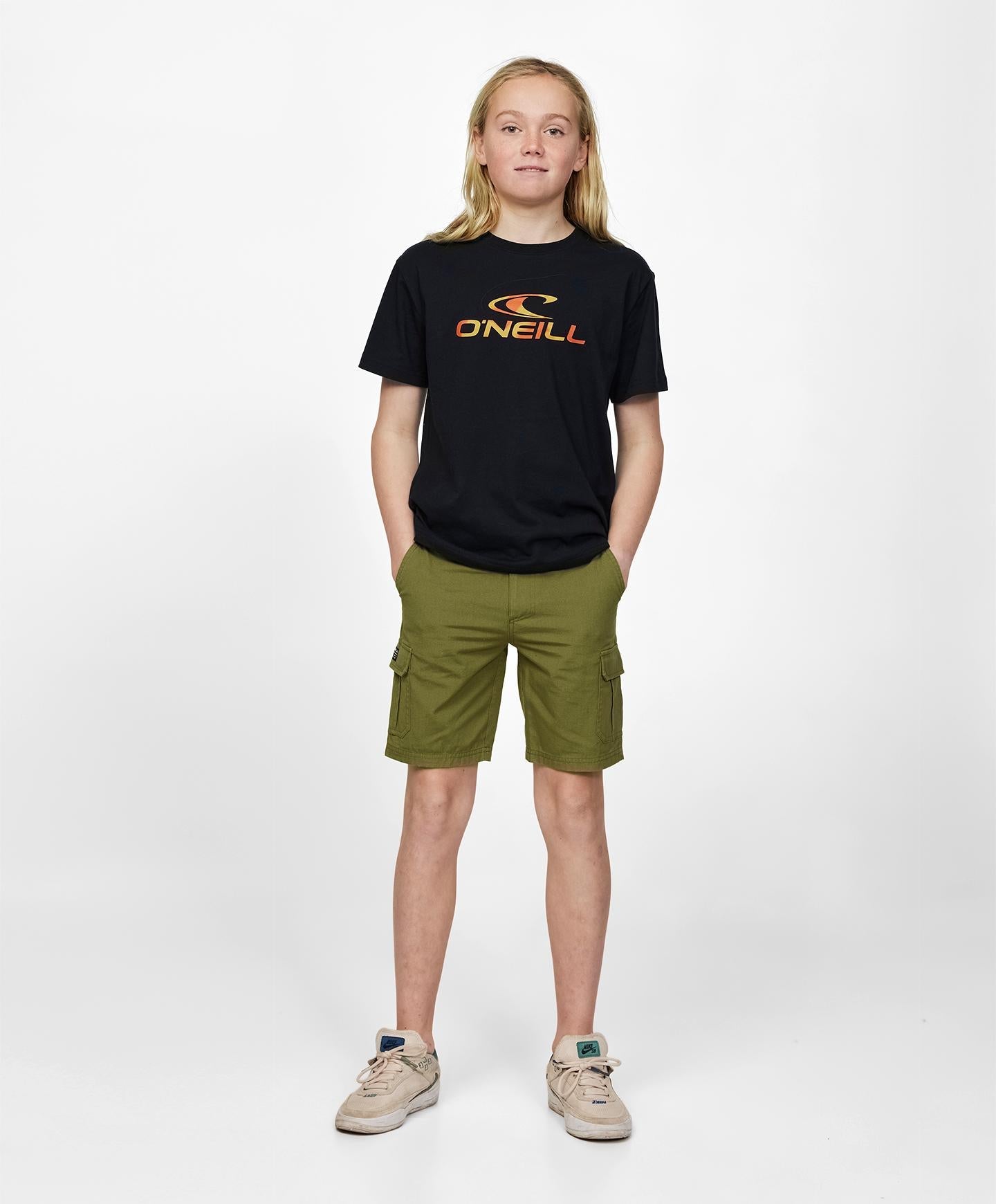 Boys Sierra Cargo Short - Dark Olive