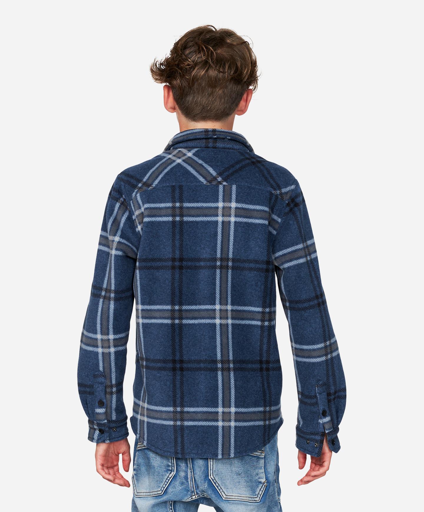 Boys Spruce Sherpa Shirt - Navy