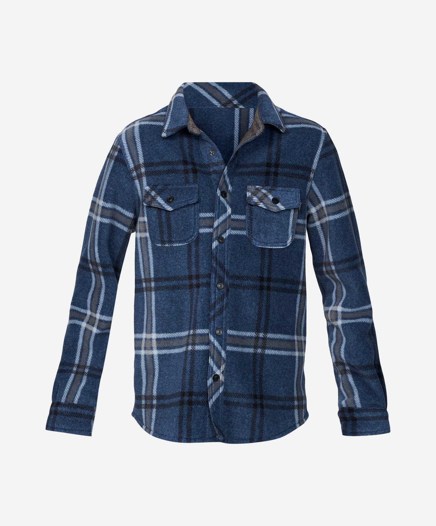 Boys Spruce Sherpa Shirt - Navy