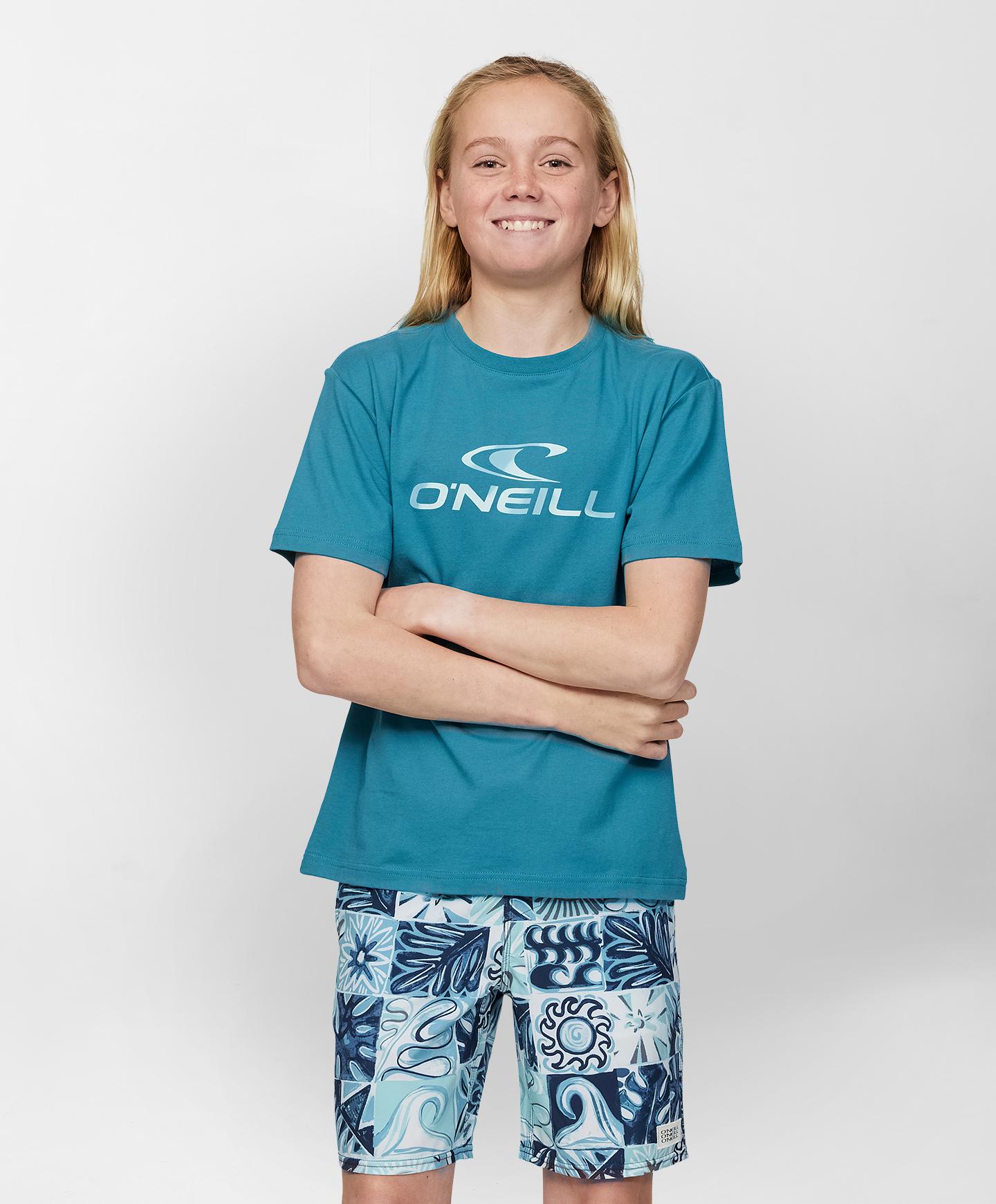 Boys Storm SS Tee - Sea Blue